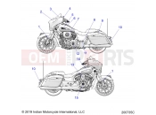 INDIAN 2020 CHIEFTAIN STANDARD THUNDER BLACK (R04) (N20TCBAA) BODY » BODY, EMBLEMS/DECALS - ALL OPTIONS (200735C)