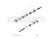 INDIAN 2020 SCOUT SIXTY ALL OPTIONS (R01) - N20MSA11/MSB11 DRIVE TRAIN » DRIVE TRAIN, INPUT/OUTPUT SHAFT ASM. - ALL OPTIONS (200371)