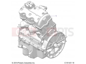 Polaris 2021 ATV SCRAMBLER 850 48 (R02) - A21SVA85A3/CA3 ENGINE | ENGINE, LONG BLOCK - A21SVA85A3/CA3 (C101431-10)