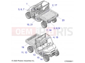 Polaris 2021 BRUTUS PRO XD 2000D (R02) (D21BBPD4B4) BODY » BODY, DECALS - (C700558-1)