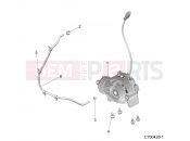 Polaris 2021 BRUTUS PRO XD 2000D (R02) (D21BBPD4B4) DRIVE TRAIN » DRIVE TRAIN, FRONT GEARCASE MOUNTING - (C700426-1)