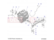 Polaris 2021 BRUTUS PRO XD 2000D (R02) (D21BBPD4B4) ENGINE » ENGINE, MOUNTING - (C0702964)