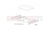 Polaris 2021 SPECIALITY VEHICLES GEM ALL OPTIONS (R03) - L21G2/4/6 BODY | BODY, FLOOR and ROOF - L21G2AGALA/DGALA (300031)