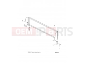 Polaris 2021 SPECIALITY VEHICLES GEM ALL OPTIONS (R03) - L21G2/4/6 BODY | BODY, LONGBED, PANEL, FRONT - L21G2DGALA (300151)