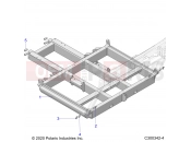 Polaris 2021 SPECIALITY VEHICLES GEM ALL OPTIONS (R03) - L21G2/4/6 CHASSIS | CHASSIS, LOWER FRAME, E2 - L21G2AGALA (C300342-4)