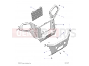 Polaris 2022 ATV SCRAMBLER 1000 55 EPS 3PC (R01) (A22SGE95KN) BODY » BODY, FRONT BUMPER - (C0211571)
