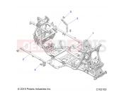 Polaris 2022 ATV SCRAMBLER 1000 55 EPS 3PC (R01) (A22SGE95KN) CHASSIS » CHASSIS, MAIN FRAME - (C102102)