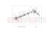 Polaris 2022 ATV SCRAMBLER 1000 55 EPS 3PC (R01) (A22SGE95KN) DRIVE TRAIN » DRIVE TRAIN, FRONT GEARCASE INTERNALS - (101537)