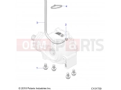 Polaris 2022 ATV SCRAMBLER 1000 55 EPS 3PC (R01) (A22SGE95KN) DRIVE TRAIN » DRIVE TRAIN, GEARCASE MOUNTING, FRONT - (C101709)