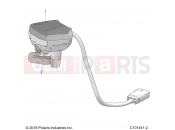 Polaris 2022 ATV SCRAMBLER 1000 55 EPS 3PC (R01) (A22SGE95KN) STEERING » STEERING, CONTROLS, THROTTLE ASM. - (C101441-2)