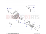Polaris 2022 ATV SCRAMBLER 850 48 (R01) (A22SVA85A3) ENGINE | ENGINE, COOLING SYSTEM and WATER PUMP - A22SVA85A3 (C101431-26)