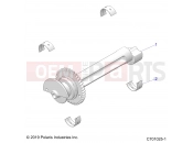 Polaris 2022 RZR RZR 900 TRAIL (R01) (Z22A5A87A2) ENGINE | ENGINE, BALANCER - Z22A5A87A2(C701025-1)