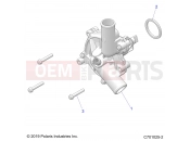 Polaris 2022 RZR RZR 900 TRAIL (R01) (Z22A5A87A2) ENGINE | ENGINE, COOLING, WATERPUMP - Z22A5A87A2(C701025-2)