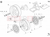 DUCATI Superbike 998 S Bostrom WHEELS » FRONT WHEEL