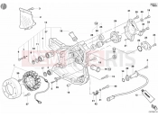 DUCATI Superbike 998 S Bostrom GENERATOR COVER - WATER PUMP » COOLING SYSTEM