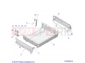 Polaris 2020 BRUTUS PRO XD 2000D (R05) - D20BBPD4B4/APD4B4 BODY » BODY, CARGO BOX - (C700502-2)