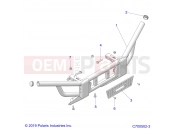 Polaris 2020 BRUTUS PRO XD 2000D (R05) - D20BBPD4B4/APD4B4 CHASSIS | CHASSIS, FRONT BUMPER - D20BBPD4B4/APD4B4 (C700502-3)