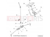 Polaris 2020 BRUTUS PRO XD 2000D (R05) - D20BBPD4B4/APD4B4 STEERING » STEERING, STEERING ASM. - (C700434-6)
