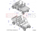 Polaris 2020 BRUTUS PRO XD 4000D (R03) (D20BEPD4B4) BODY | BODY, DECALS - D20BEPD4B4 (C700567)