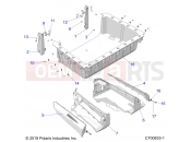 Polaris 2020 RANGER GENERAL 1000 DELUX (R06) - G20GXD99AP/AG BODY | BODY, BOX - G20GXD99AP/AG (C700833-1)