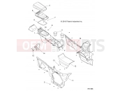 Polaris 2020 RANGER GENERAL 1000 DELUX (R06) - G20GXD99AP/AG BODY | BODY, CENTER CONSOLE - G20GXD99AP/AG (701398)