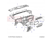 Polaris 2020 RANGER GENERAL 1000 DELUX (R06) - G20GXD99AP/AG BODY | BODY, DASH - G20GXD99AP/AG (C700794-1)