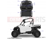 Polaris 2020 RANGER GENERAL 1000 DELUX (R06) - G20GXD99AP/AG BODY | BODY, DECALS, WARNING - G20GXD99AP/AG (900111)