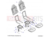 Polaris 2020 RANGER GENERAL 1000 DELUX (R06) - G20GXD99AP/AG BODY | BODY, SEAT ASM. AND SLIDER - G20GXD99AP/AG (C700795-1)