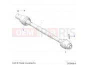 Polaris 2020 RANGER GENERAL 1000 DELUX (R06) - G20GXD99AP/AG DRIVE TRAIN | DRIVE TRAIN, FRONT PROP SHAFT - G20GXD99AP/AG (C700190-3)