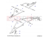 Polaris 2020 RANGER GENERAL 1000 DELUX (R06) - G20GXD99AP/AG SUSPENSION | SUSPENSION, FRONT CONTROL ARMS - G20GXD99AP/AG (C700815-4)