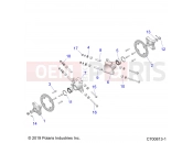 Polaris 2020 RANGER GENERAL 1000 DELUX (R06) - G20GXD99AP/AG SUSPENSION | SUSPENSION, REAR CARRIER - G20GXD99AP/AG (C700813-1)