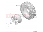 Polaris 2020 RANGER GENERAL 1000 DELUX (R06) - G20GXD99AP/AG WHEELS | WHEELS, FRONT - G20GXD99AP/AG (C701121-2)