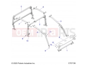 POLARIS GENERAL 4 1000 PREMIUM (R05) - G20G4P99AX/BX/ELX CHASSIS | CHASSIS, CAB FRAME - G20G4P99AX/BX/ELX (C701136)