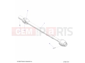 POLARIS GENERAL 4 1000 PREMIUM (R05) - G20G4P99AX/BX/ELX DRIVE TRAIN | DRIVE TRAIN, FRONT PROP SHAFT - G20G4P99AX/BX/ELX (C700172-4)