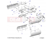 POLARIS RANGER CREW 1000 FULLSIZE EPS FO (R06) - R20T6U99AM/AS/BM/BS ENGINE | ENGINE, EXHAUST SYSTEM - R20T6U99AM/AS/BM/BS (C700601)