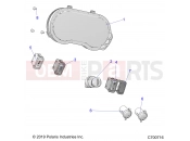 POLARIS RANGER CREW XP1000 EPS HIGH LIFTER (R03) (R20RSM99AL) ELECTRICAL | ELECTRICAL, DASH INSTUMENTS - R20RSM99AL (C700716)