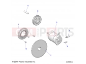 POLARIS RANGER CREW XP1000 EPS HIGH LIFTER (R03) (R20RSM99AL) ENGINE | ENGINE, STARTER - R20RSM99AL (C700044)