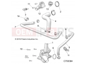 POLARIS RANGER CREW XP1000 EPS HIGH LIFTER (R03) (R20RSM99AL) ENGINE | ENGINE, WATERPUMP AND BYPASS - R20RSM99AL (C700384)
