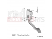 POLARIS RANGER XP1000 NSTR ULTIMATE (R02) - R20RRY99A9/AA/AF/AP/AX/B9/BA/BF/BP/BX ENGINE | ENGINE, THROTTLE PEDAL - R20RRY99A9/AA/AF/AP/AX/B9/BA/BF/BP/BX (C700040)