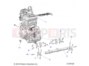 POLARIS RANGER XP1000 NSTR FC (R04) - R20RRU99A/B ENGINE | ENGINE, MOUNTING - R20RRU99A/B (C700726)