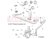 POLARIS RANGER XP1000 NSTR FC (R04) - R20RRU99A/B ENGINE | ENGINE, WATERPUMP AND BYPASS - R20RRU99A/B (C700053)