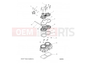 POLARIS 600 RUSH PRO-S SC SELECT (R01) (S20DCH6PS) ENGINE | ENGINE, CYLINDER - S20DCH6PS ALL OPTIONS (600550)