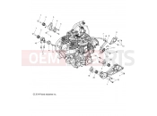 POLARIS 600 RUSH PRO-S SC SELECT (R01) (S20DCH6PS) ENGINE » ENGINE, MOUNTING - ALL OPTIONS (49SNOWENGINEMOUNT156PROS)