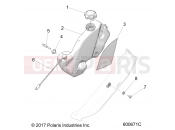 POLARIS 600 RUSH PRO-S SC SELECT (R01) (S20DCH6PS) ENGINE » ENGINE, OIL BOTTLE ASM. - ALL OPTIONS (600671C)