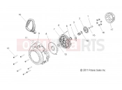 POLARIS 800 SWITCHBACK ASSAULT 144 SC SELECT (R02) (S20EEC8PS) ENGINE | ENGINE, RECOIL STARTER - S20EEC8PS ALL OPTIONS (49SNOWRECOIL12SB)