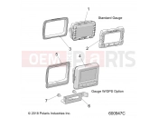 Polaris 2020 SNOWMOBILE 800 SWITCHBACK XCR SC SELECT ALL OPTIONS (R01) (S20DDL8PS) ELECTRICAL | ELECTRICAL, MULTI FUNCTION GAUGE - S20DDL8PS ALL OPTIONS (600947C)