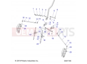 Polaris 2020 SNOWMOBILE 800 SWITCHBACK XCR SC SELECT ALL OPTIONS (R01) (S20DDL8PS) STEERING | STEERING, LOWER - S20DDL8PS ALL OPTIONS (C601155)