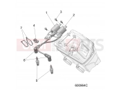 POLARIS 850 RUSH PRO-S SC SELECT (R01) (S20DCH8RS) ELECTRICAL | ELECTRICAL, IGNITION COIL/SPARK PLUGS - S20DCH8RS ALL OPTIONS (600964C)