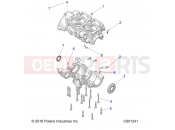 POLARIS 850 RUSH PRO-S SC SELECT (R01) (S20DCH8RS) ENGINE | ENGINE, CRANKCASE - S20DCH8RS ALL OPTIONS (C601241)