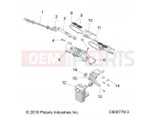 POLARIS 850 RUSH PRO-S SC SELECT (R01) (S20DCH8RS) ENGINE | ENGINE, EXHAUST VALVE ASM. - S20DCH8RS ALL OPTIONS (600778-3)